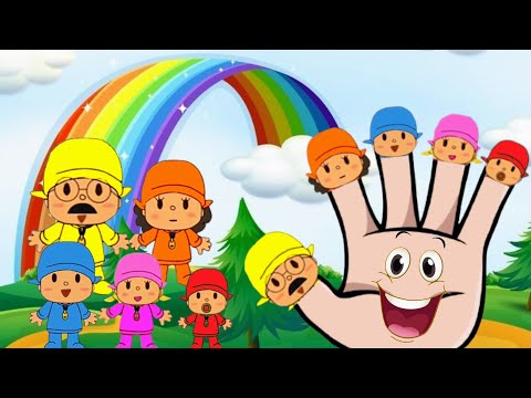 POCOYO em Família dos Dedos|POCOYO in Family of Fingers Nursery Rhymes & Kids Songs|Pocoyo e Familia