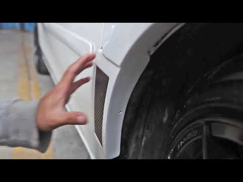 TOYOTA COROLLA FENDERS FLARES - INSTALATION VIDEO