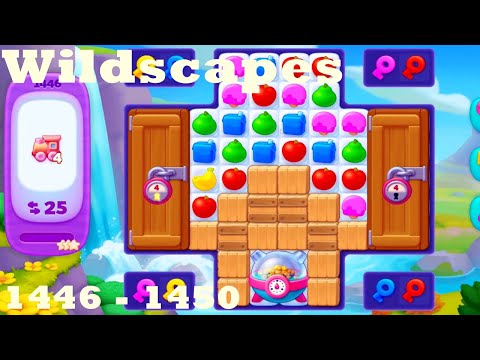 Wildscapes Level 1446 - 1450 HD Walkthrough | 3 - match game | gameplay | android | ios | pc | app