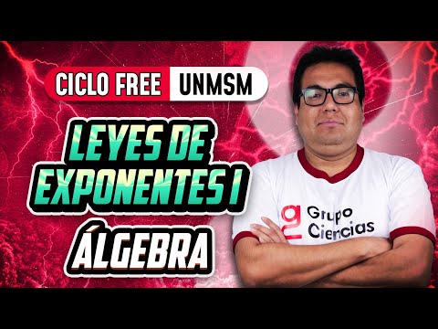 Leyes de exponentes Parte 01 🧠 Álgebra [CICLO FREE]