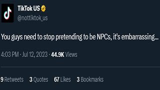 The Latest TikTok Trend Is Really Weird... (TikTok NPC Streams) thumbnail