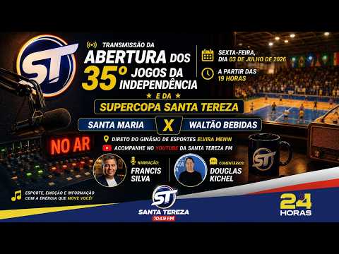 🔴 AO VIVO | Santa Maria FC x Waltão | 35º Jogos da Independência