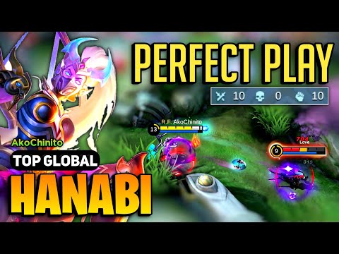 PERFECT PLAY! Hanabi Best Build 2023 [ Hanabi Gameplay Top Global ] By AkoChinito - Mobile Legends