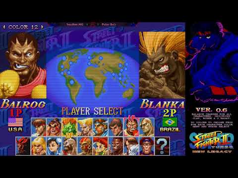 heather02 [Boxer/T.Hawk] vs. PolarBair [Blanka] FT3 - Super Street Fighter II Turbo: New Legacy v0.6