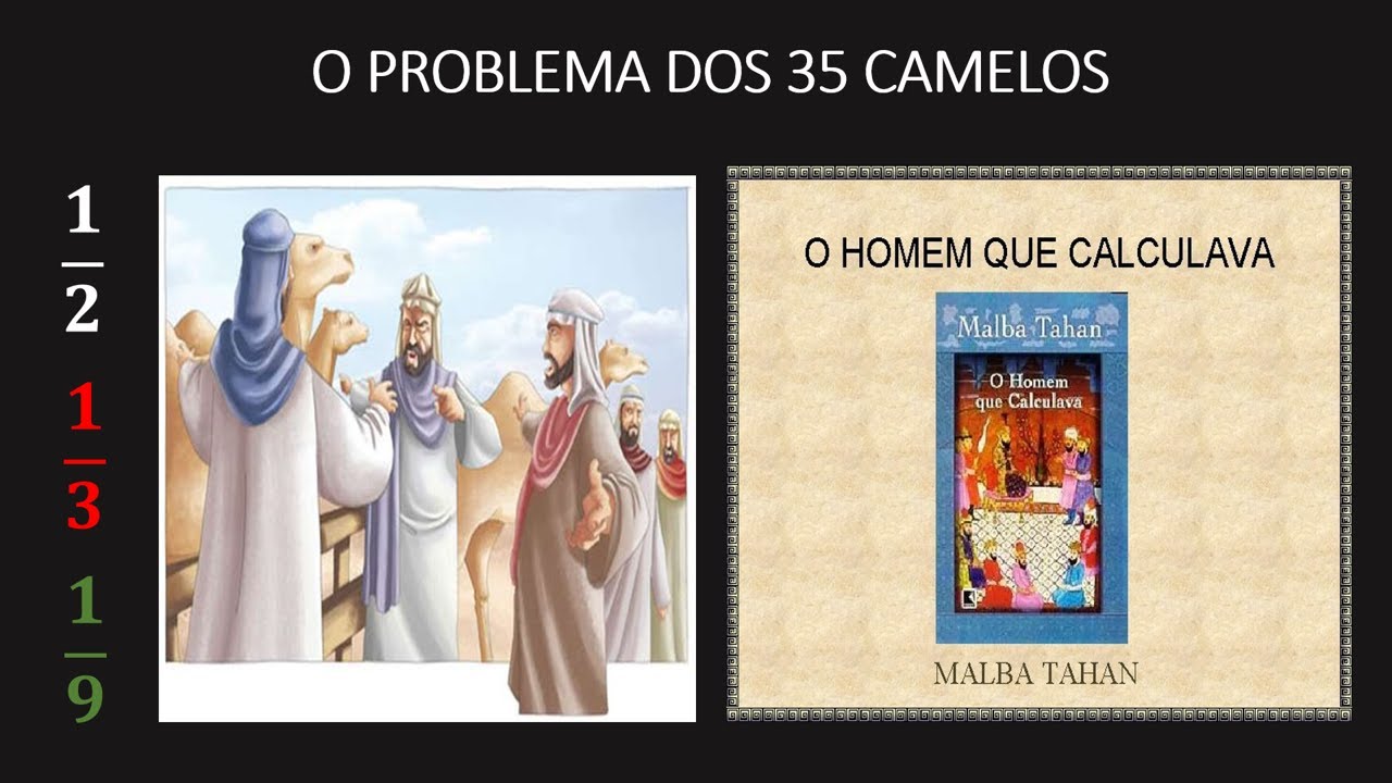 O PROBLEMA DOS 35 CAMELOS - O HOMEM QUE CALCULAVA.