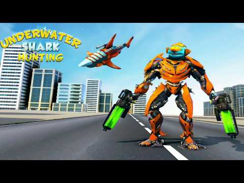 Shark Robot Transforming Games - Robot Wars Android Gameplay.