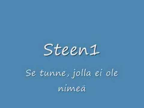 Steen1 - Se tunne, jolla ei ole nimeä