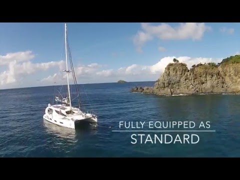 X5 SAIL 50' luxury sailing catamaran (drone video)