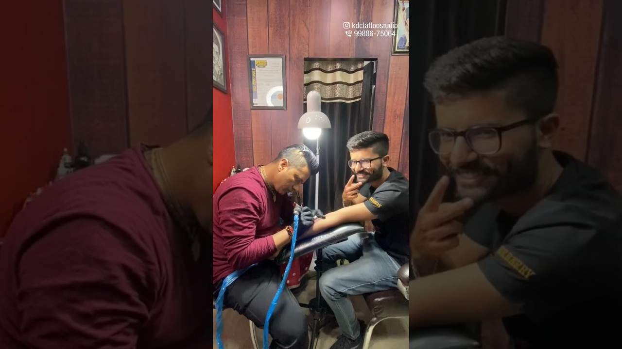 Sir ne kyun banvaya hamsa tattoo 🤯 #shorts