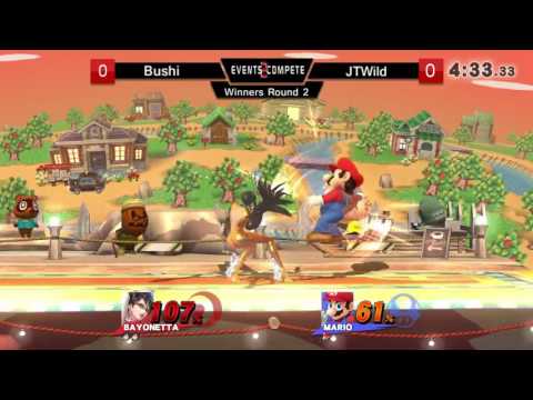 Chicago Sm4sh Summit Winners Round 2 - Bushi (Bayonetta) vs. JTWild (Mario)