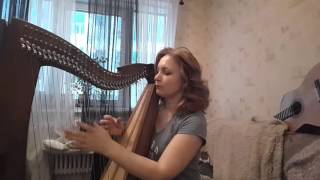 Skyrim 'Bannered Mare' on lever harp
