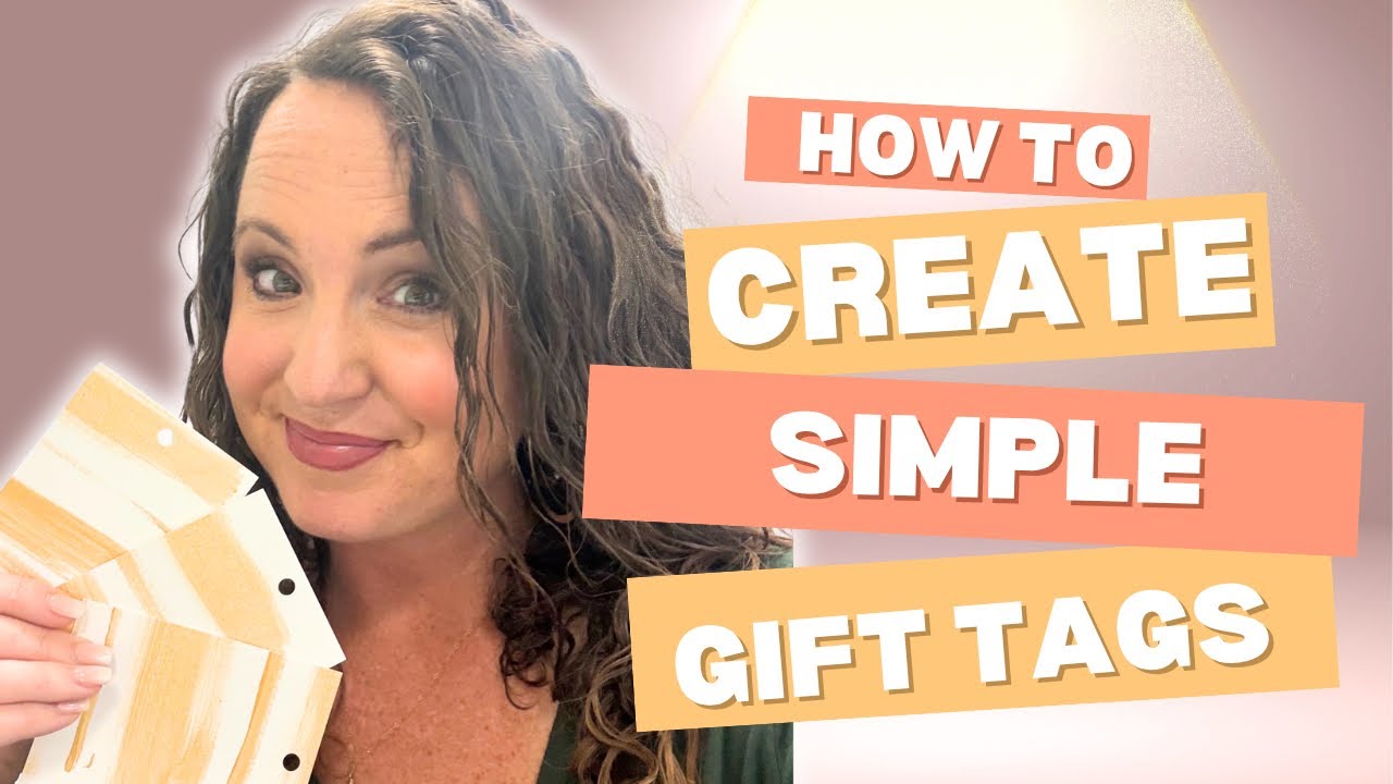 How to make quick hand painted gift tags 