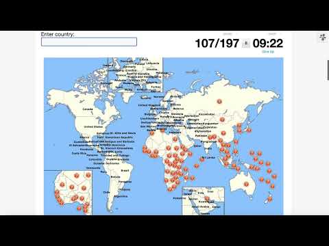 I Learned Every Country In The World! Sporcle Find The Countries Of The World Geography Quiz