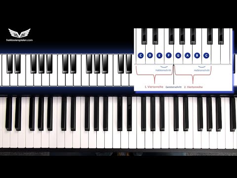 Alle Dur Tonleitern am Klavier in 5min lernen!