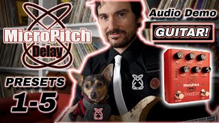 Eventide MicroPitch Delay Pedal Presets 1-5 Guitar Demo