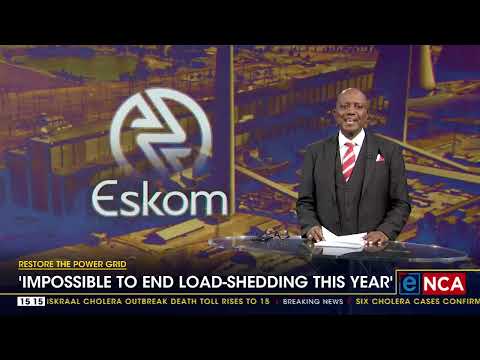 Impossible to end load shedding this year, says Ramokgopa