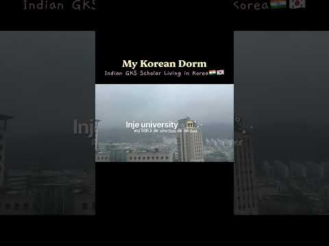 Dorm Tour vlog is out!!🇮🇳🇰🇷 #lifeinkorea #gksscholarship #koreavlogs #studyinkorea #injeuni