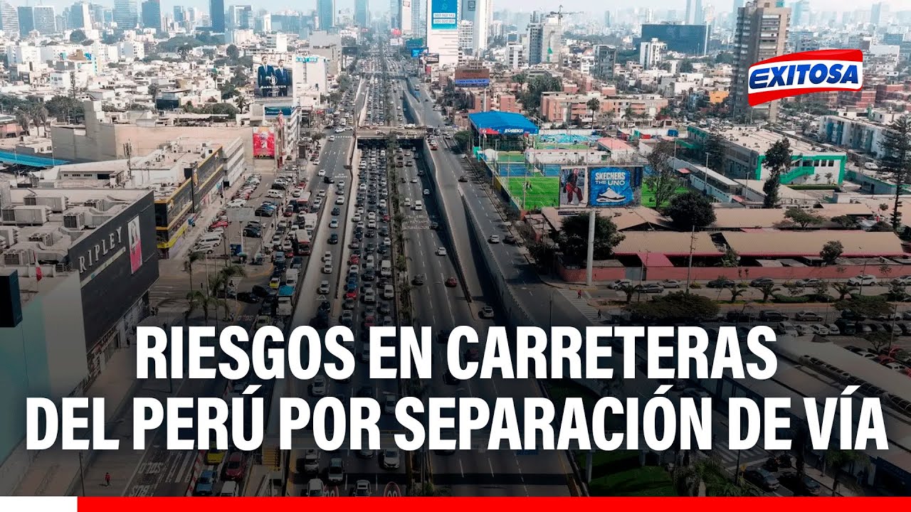 🔴🔵 Accidentes vehiculares en Perú: 90% de las carreteras están separadas solo por una línea continua