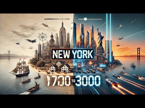 Ai Evolution of New York City (1700-3000)