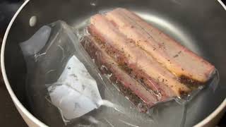 How to reheat frozen brisket on the stovetop in water