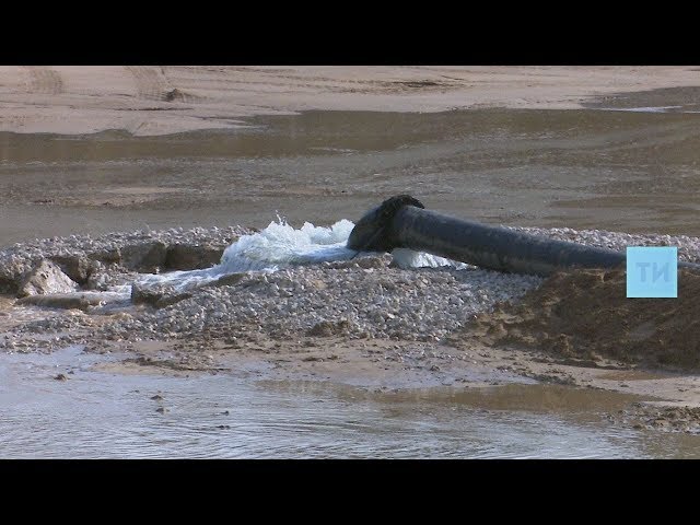 Озера системы Лебяжье начали заполнять водой