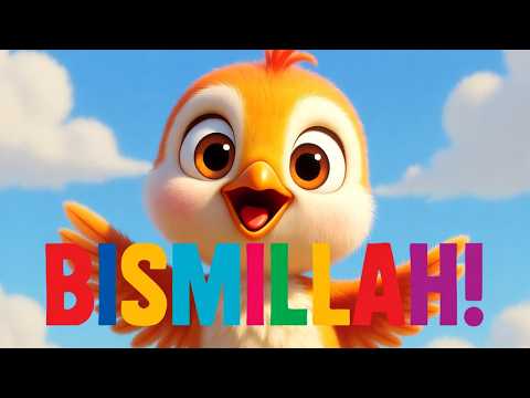⭐ Little Birds Say Bismillah | Islamic Poem for Kids | Muslim Nursery Rhyme