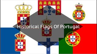 Historical Flags Of Portugal Animation