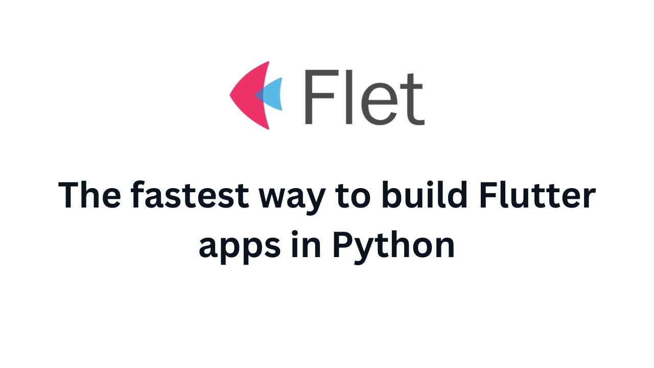 The fastest way to build Flutter apps in Python
