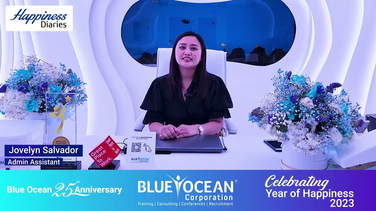 Blue Ocean Corporation Happiness Diaries 2023 - Jovelyn Salvador
