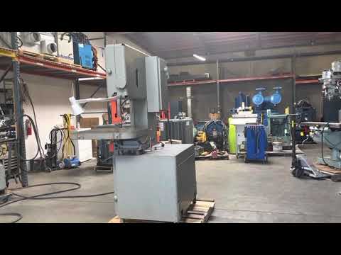 Grob 18” Throat 4V18 Vertical Bandsaw Band Saw 460V 3Ph with Blade Welder