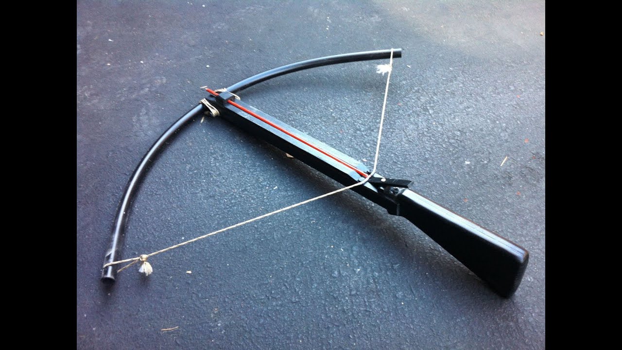 The Best homemade crossbow you'll ever find, Goes through plywood