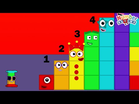 Alphabet Lore  I RAINBOW Jump and Count Numberblocks Step Squad