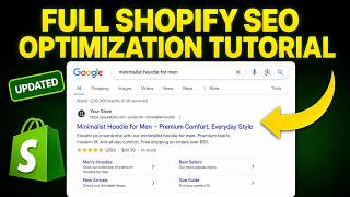 Shopify SEO Optimization Tutorial | Rank Shopify Website on Google (Full Tutorial)