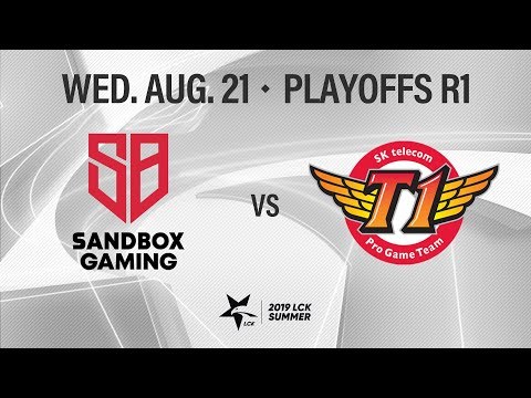 SB vs SKT | Playoffs R1 H/L 08.23 | 2019 LCK Summer