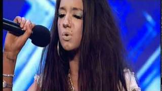 X-Factor - Chloe Victoria - Spoilt or Talented? (Try to ignore the slugs above her eyes)