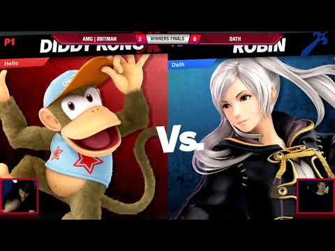 VS Weekly 3/14/19 - Winners Finals - AMG | 8BitMan (Diddy Kong/ROB) vs Dath (Greninja/Robin) - SSBU