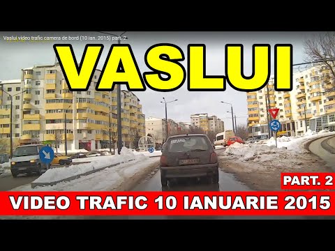Orasul VASLUI ianuarie 2015 traseu OMV - Crucea Garii - Dragos Voda - Zimbrului video ep. 2