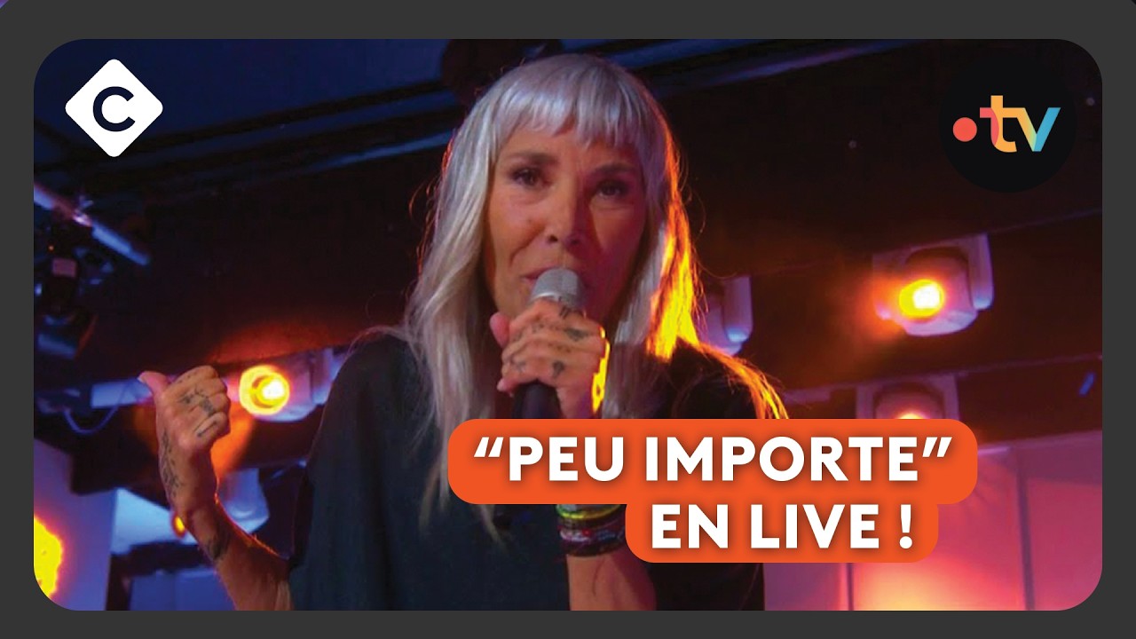 Zazie interprète “Peu importe” en live