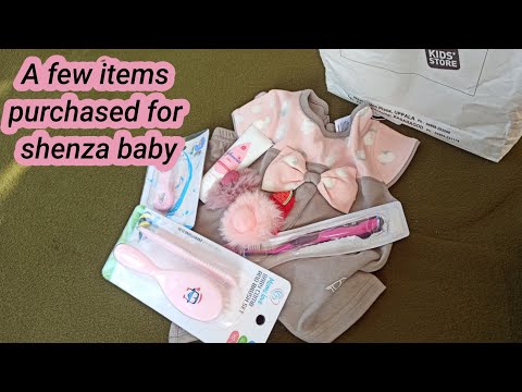 Some Items Bought For Shenza Baby|| Shenza's Shopping Collection