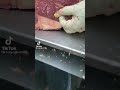 That’s nasty. Cyst in beef meat?! #pimple #satisfying #shorts