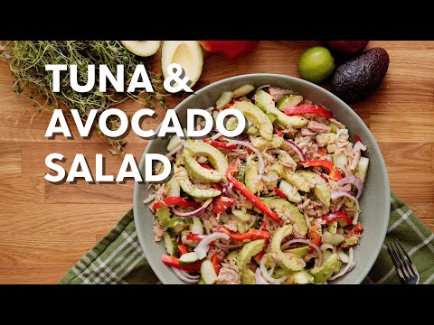 Keto tuna and avocado salad