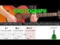 Easy play along series - PHOTOGRAPH - Acoustic guitar lesson (with chords & lyrics) - Nickelback