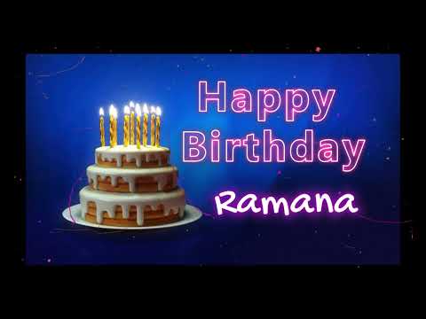 Happy Birthday to Ramana