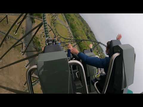 Kondaa onride last row - Walibi Belgium 2021