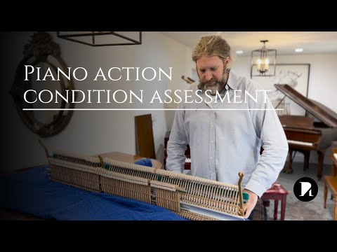 Piano action condition assessment