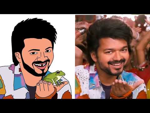 Ranjithame full video song drawing meme | Varisu | funny drawing meme #varisu #ranjithame
