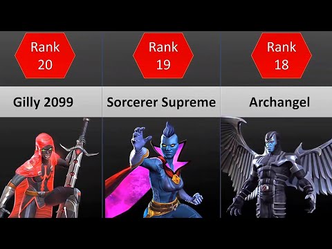 MCOC Best Champions | Top 25 Champs In Marvel Contest Of Champions | 2021