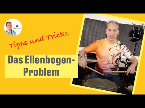 Das Problem mit den Ellenbogen - Schlagzeug lernen mit Profi und Pädagoge Rudi Hein - Drums-Tutorial