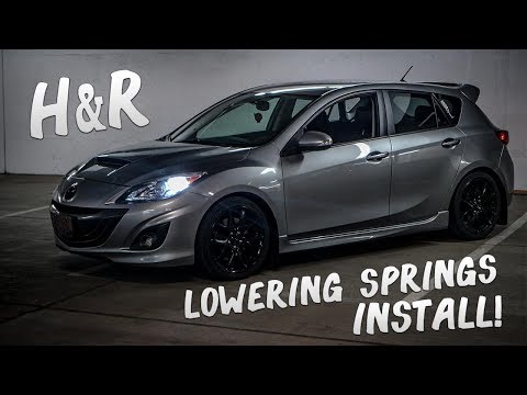 THE SPEED 3 GOES LOW! | H&R Lowering Spring Install
