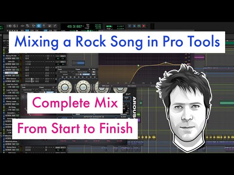 Mixing a Rock Song in Pro Tools - Live Mix